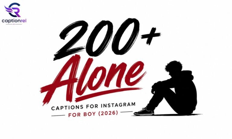 200+ Alone Captions for Instagram for Boy (2026) create an image