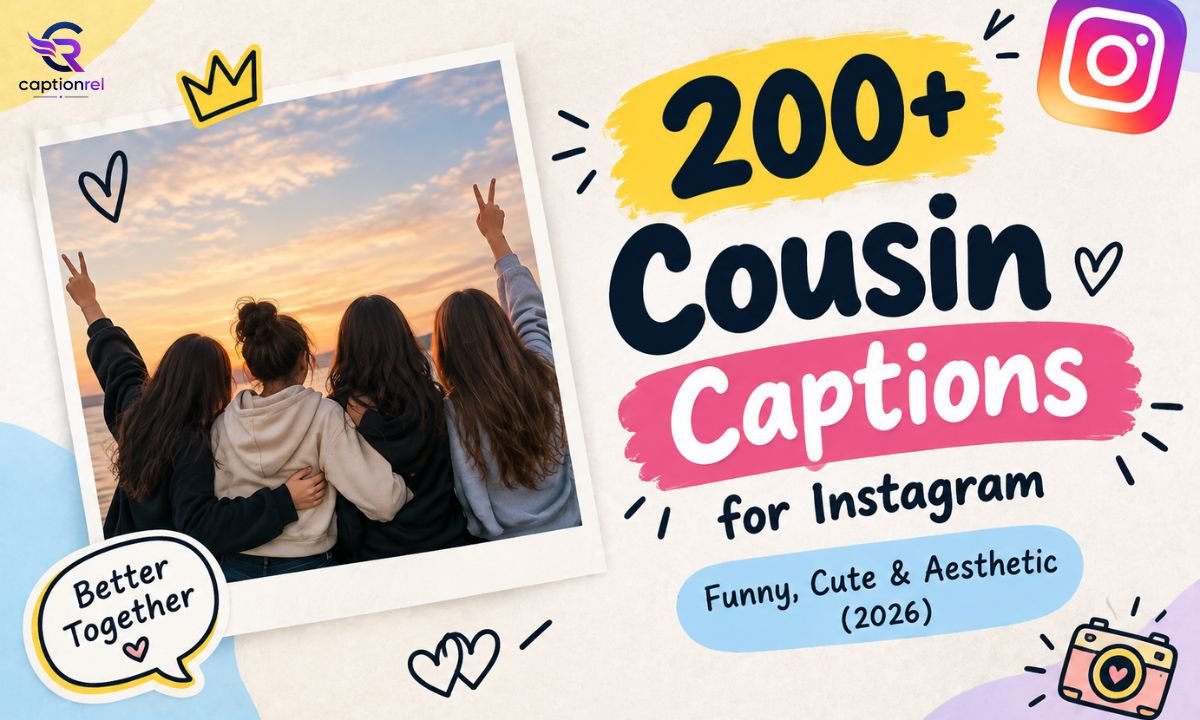 200+ Cousin Captions for Instagram Funny, Cute & Aesthetic (2026)