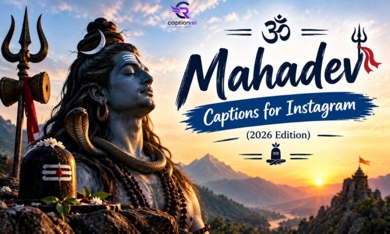 200+ Mahadev Captions for Instagram (2026 Edition)