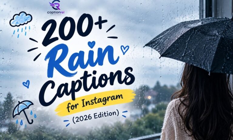 200+ Rain Captions for Instagram (2026 Edition) 🌧️