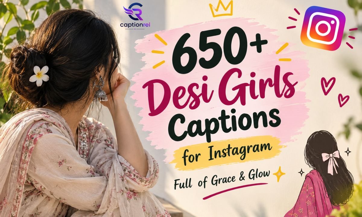 650+ Desi Girls Captions for Instagram Full of Grace & Glow 💫