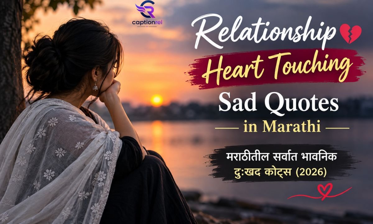 Relationship Heart Touching Sad Quotes in Marathi मराठीतील सर्वात भावनिक दुःखद कोट्स (2026)
