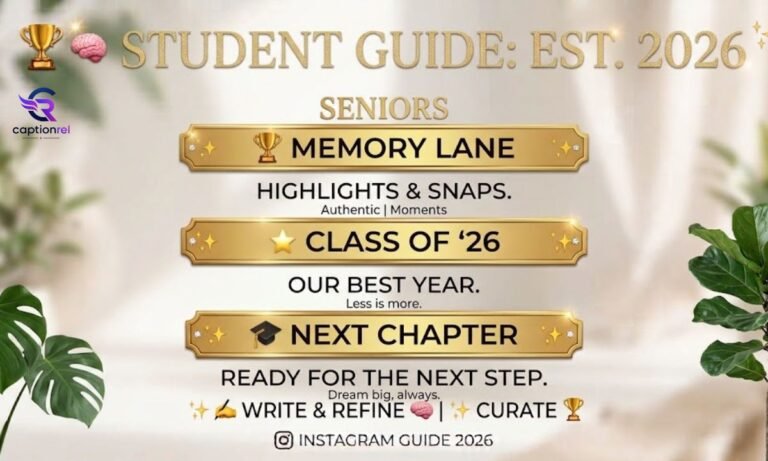 Senior Captions for Instagram Short & Aesthetic Ideas (2026)