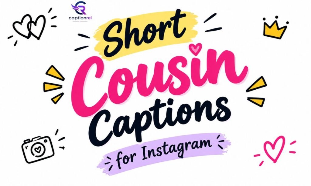 ✨ Short Cousin Captions for Instagram