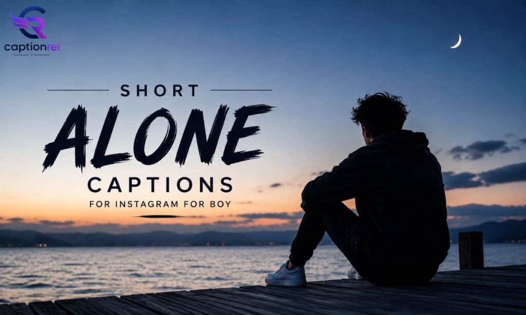 🌙 Short Alone Captions for Instagram for Boy