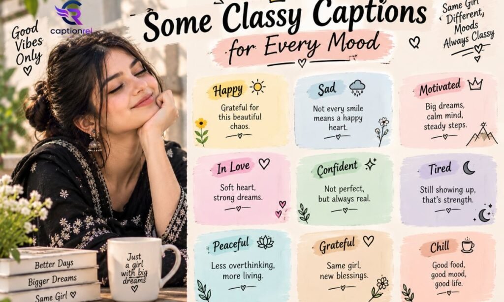🌙 Some Classy Captions for Every Mood