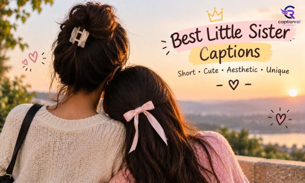 🌟 Best Little Sister Captions