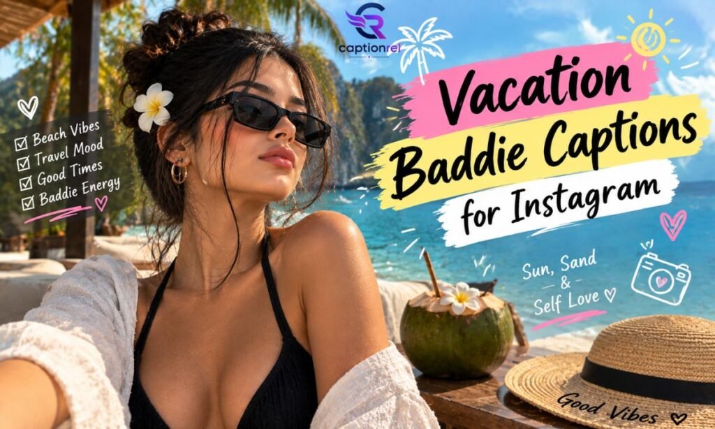 🌴 Vacation Baddie Captions