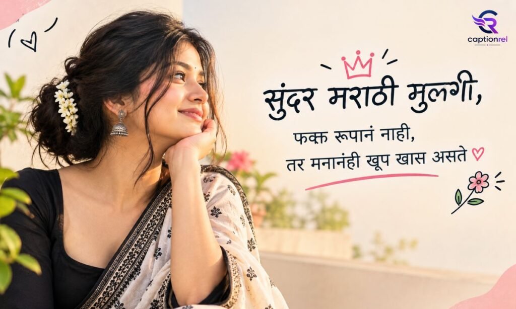 🌸 Beautiful Marathi Mulgi Caption for Instagram in Marathi