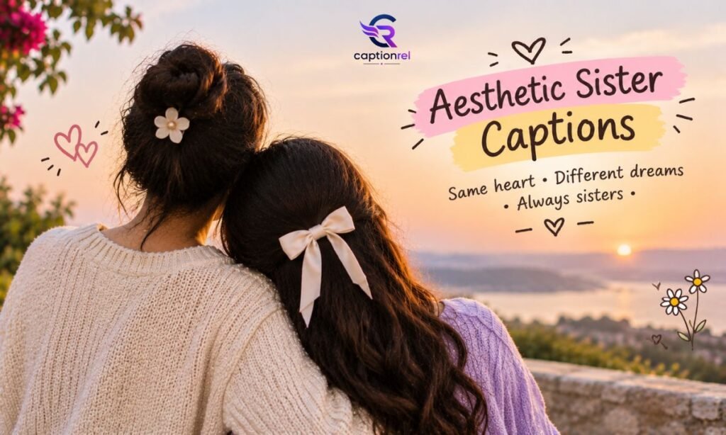 🌼 Aesthetic Sister Captions