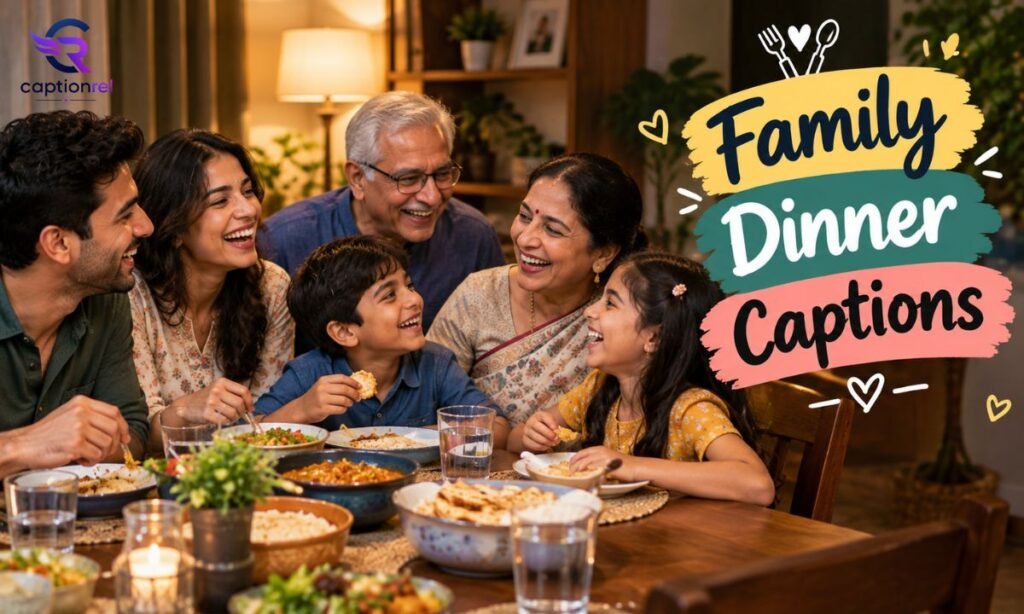🍽️ Family Dinner Captions