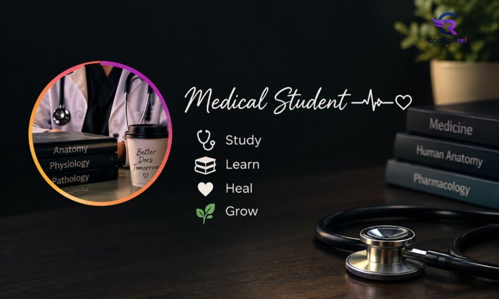 🎨 Stylish Instagram Bio for Medical Students