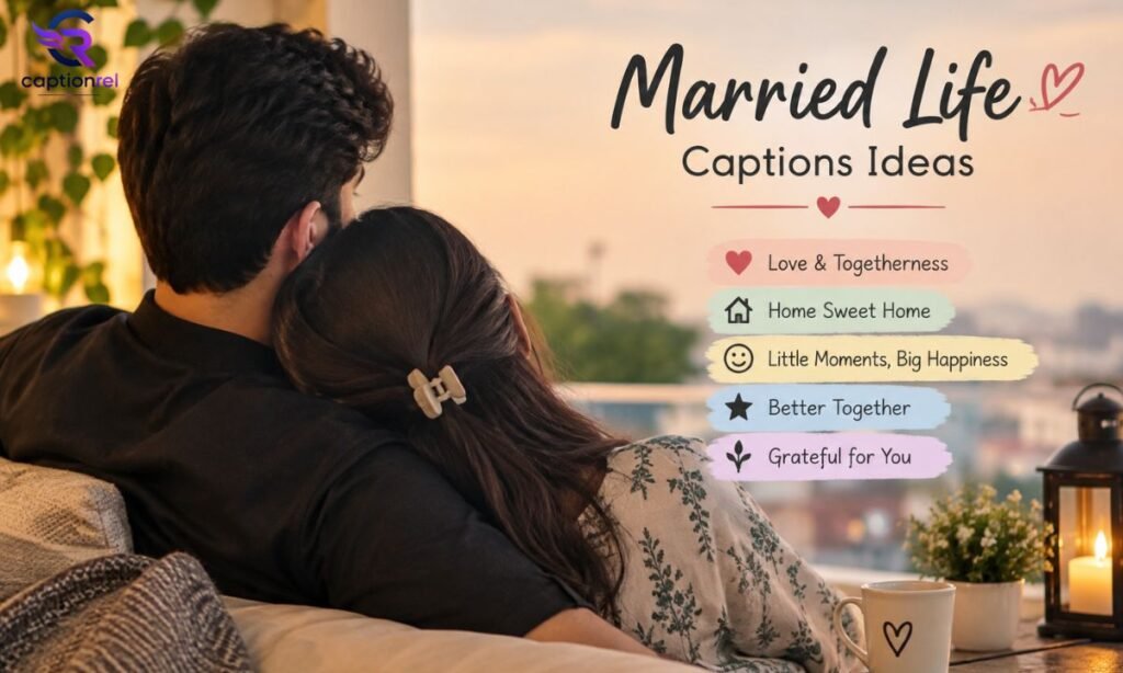 🏡 Married Life Captions Ideas