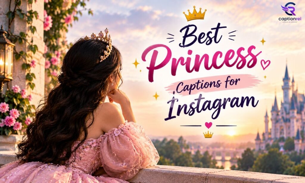 👑 Best Princess Captions for Instagram