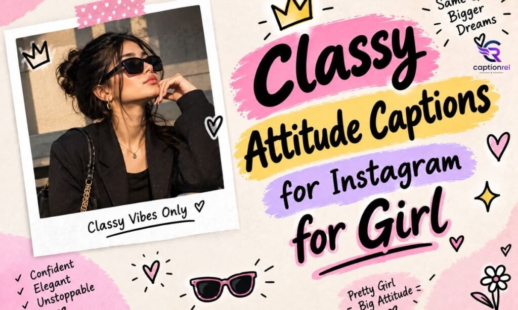👑 Classy Attitude Captions for Instagram for Girl