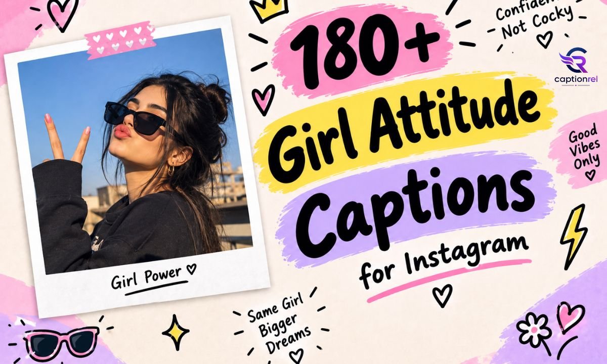 💅 180+ Girl Attitude Captions for Instagram 2026