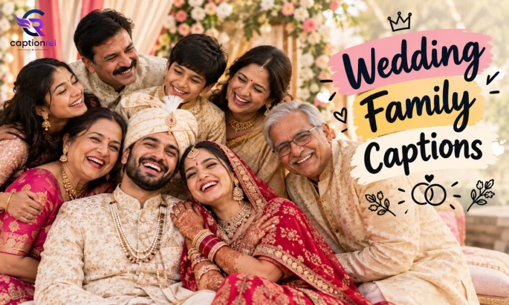 💍 Wedding Family Captions