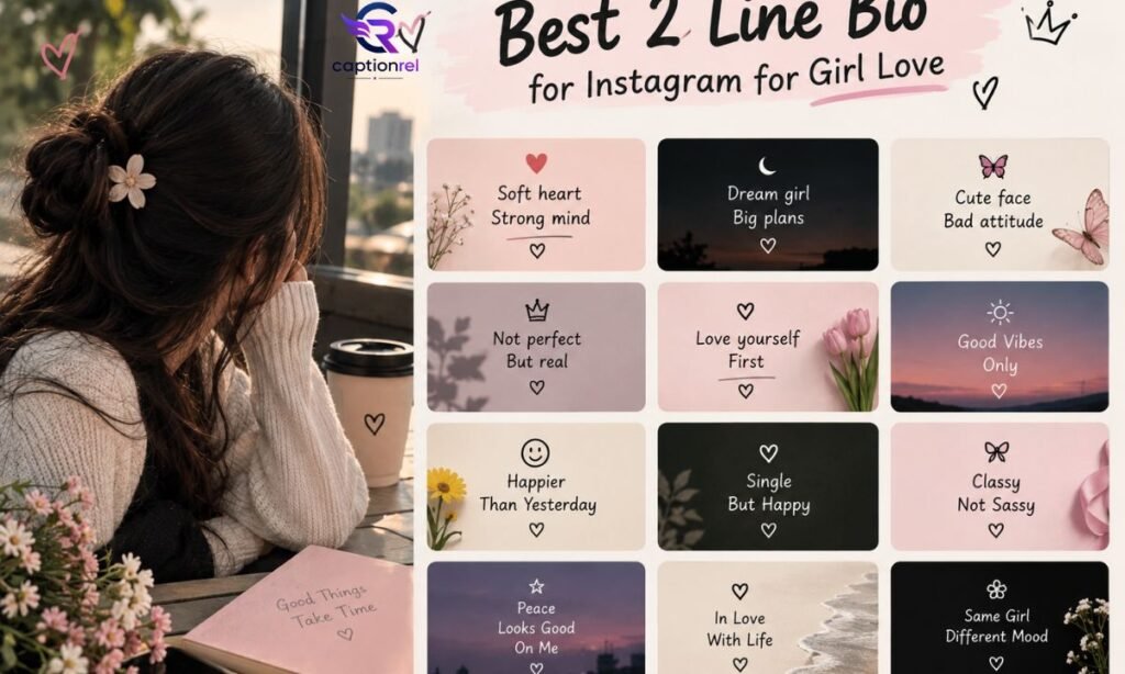 💕 Best 2 Line Bio for Instagram for Girl Love