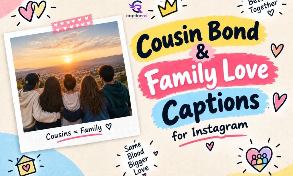 💖 Cousin Bond & Family Love Captions