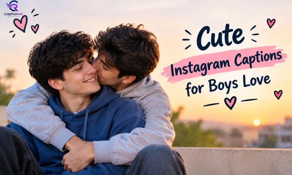 💖 Cute Instagram Captions for Boys Love