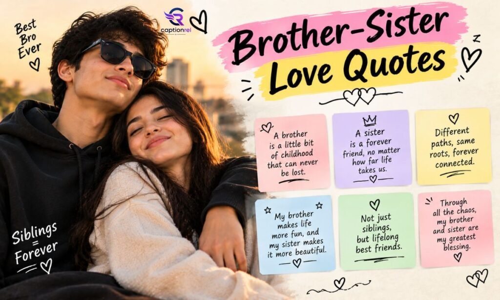 💗 Brother-Sister Love Quotes