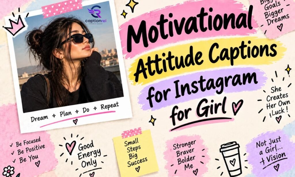 💫 Motivational Attitude Captions for Instagram for Girl