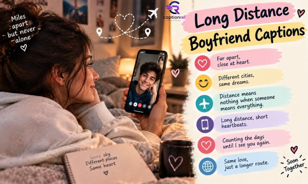 📞 Long Distance Boyfriend Captions