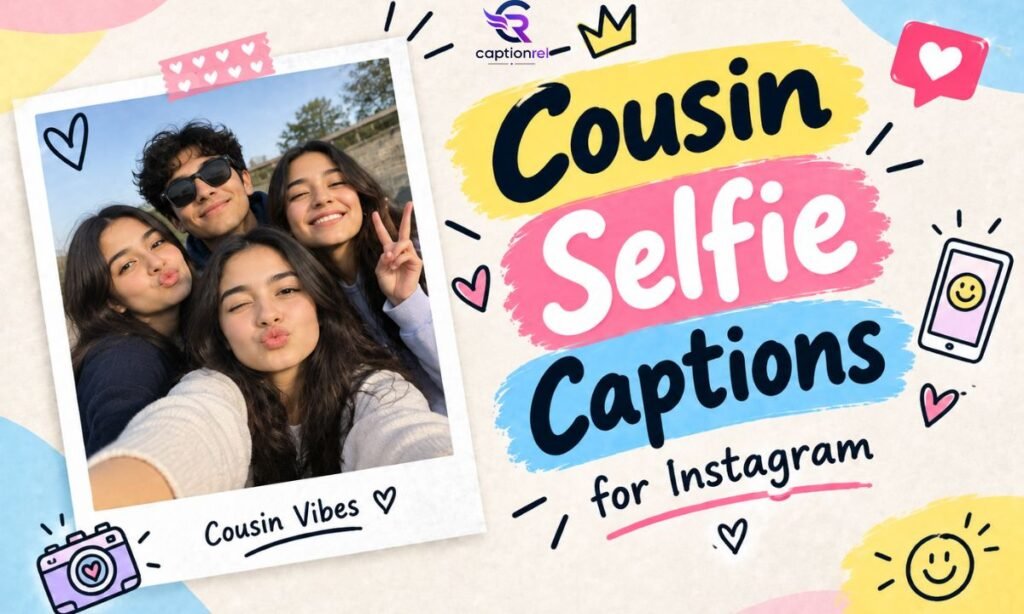 📸 Cousin Selfie Captions for Instagram