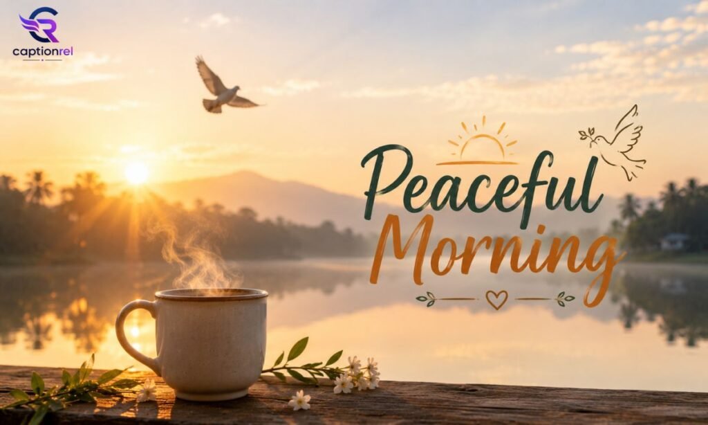 🕊️ Captions for a Peaceful Morning