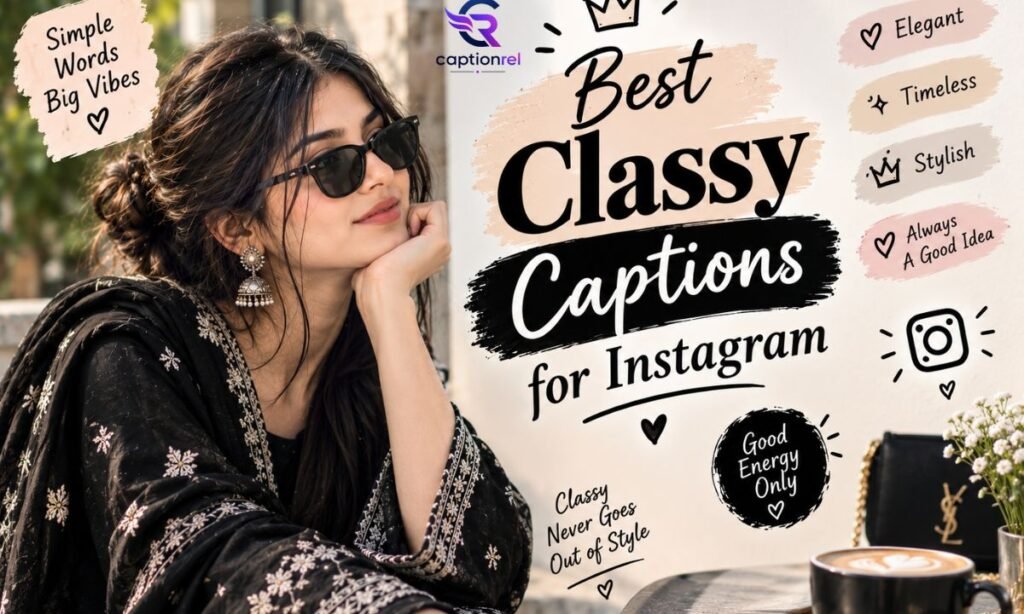 🖤 Best Classy Captions for Instagram