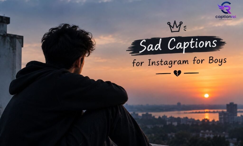 🖤 Sad Captions for Instagram for Boys