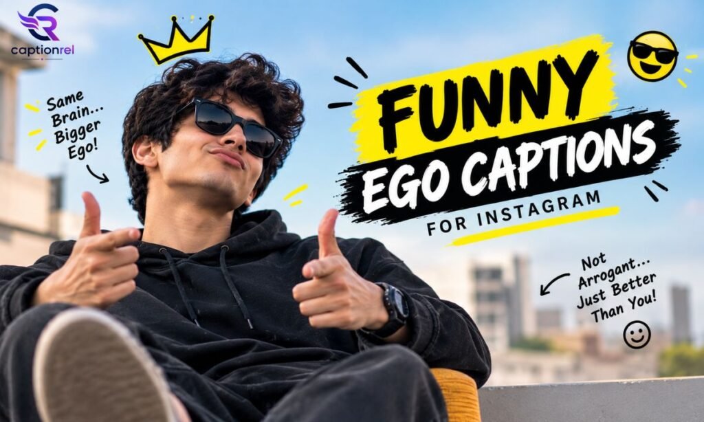 😂 Funny Ego Captions for Instagram