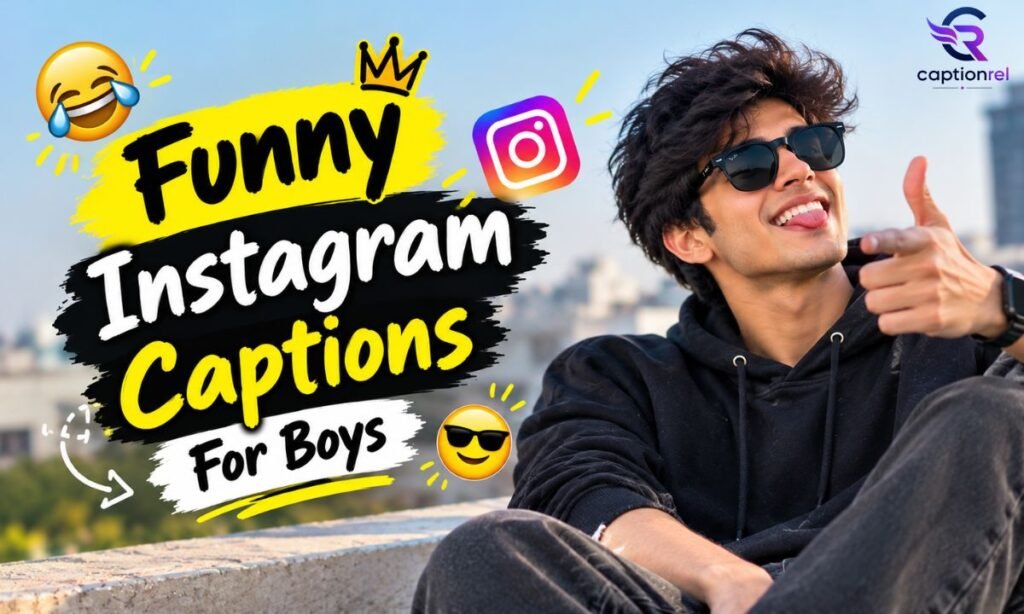 😂 Funny Instagram Captions For Boys in Hindi
