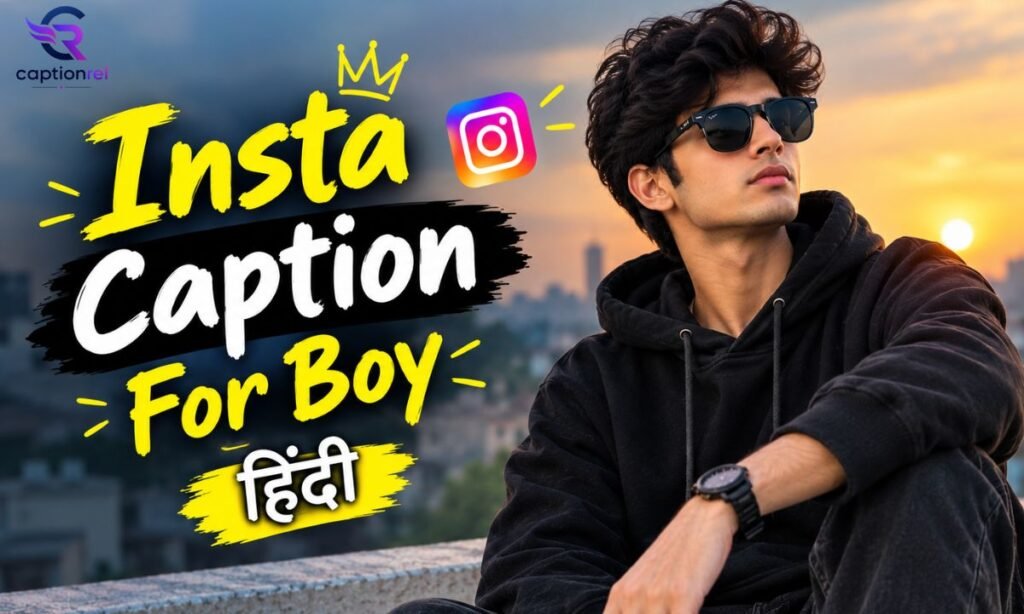 😎 Insta Caption For Boy Hindi