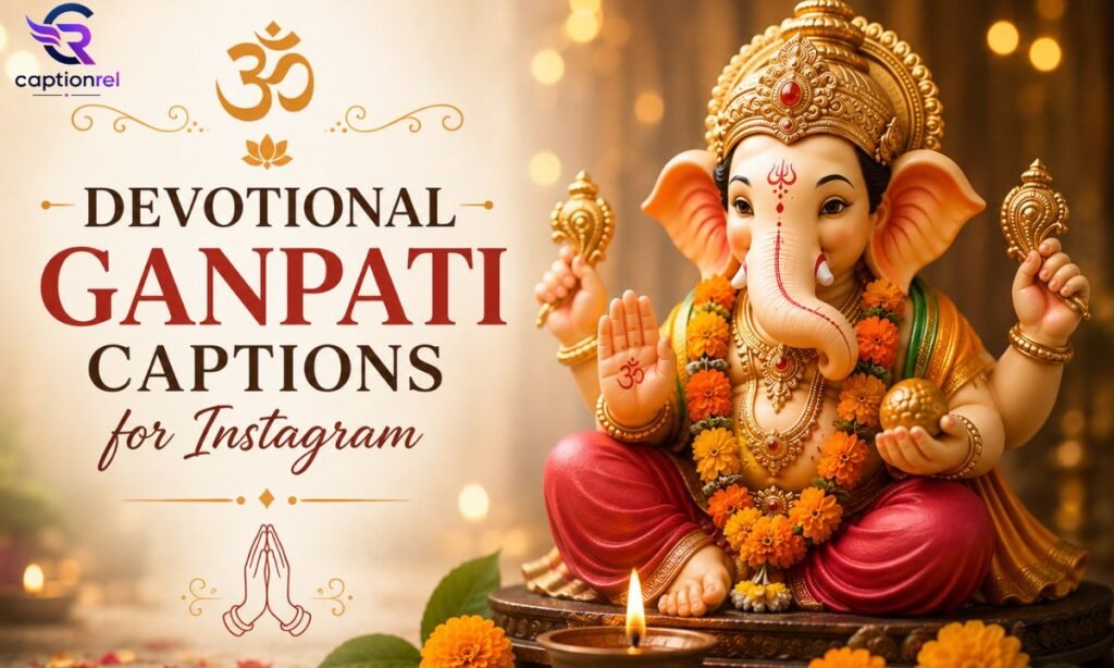 🙏 Devotional Ganpati Captions for Instagram