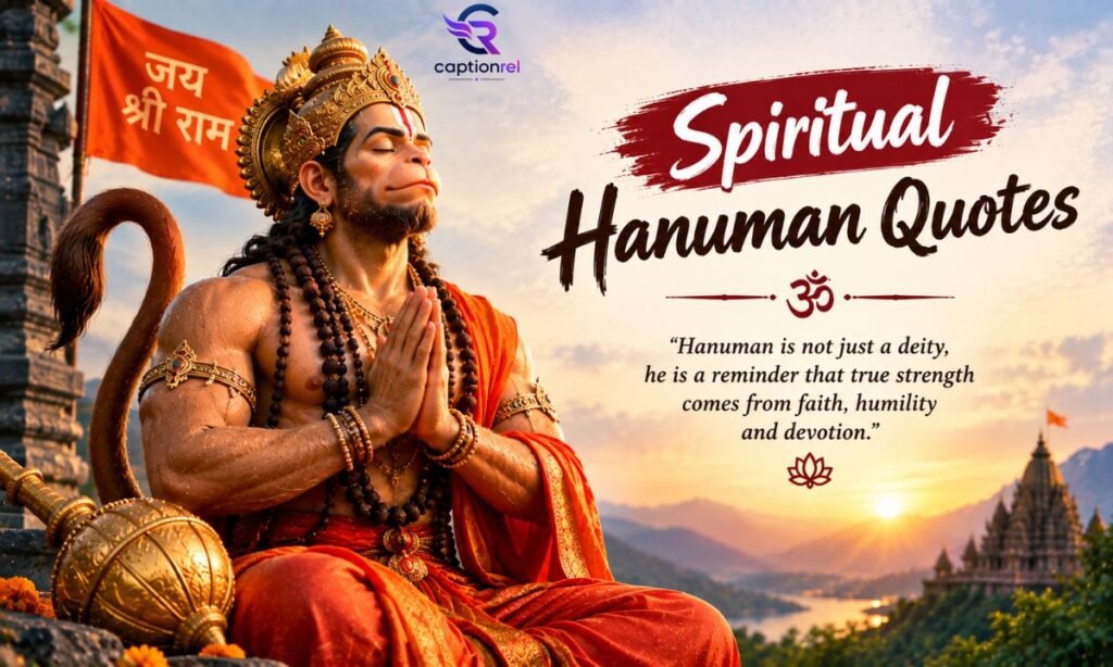 🙏 Spiritual Hanuman Quotes