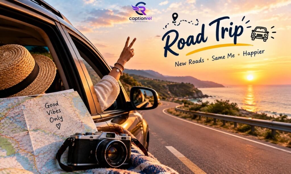 🚗 Road Trip Vacation Captions