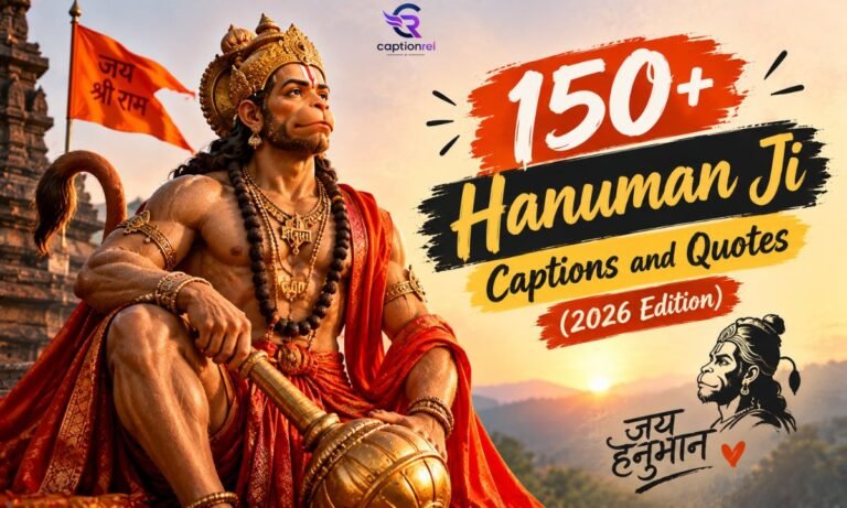 🚩 150+ Hanuman Ji Captions and Quotes (2026 Edition)