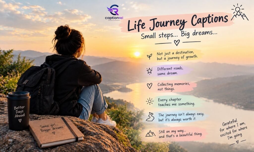 🛤️ Life Journey Captions