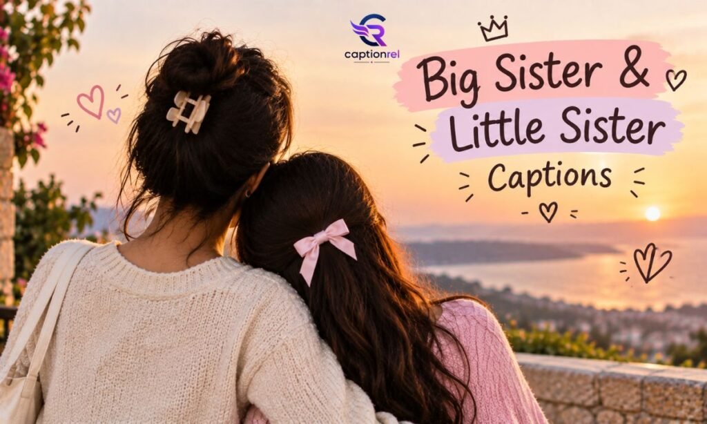 🤝 Big Sister and Little Sister Captions