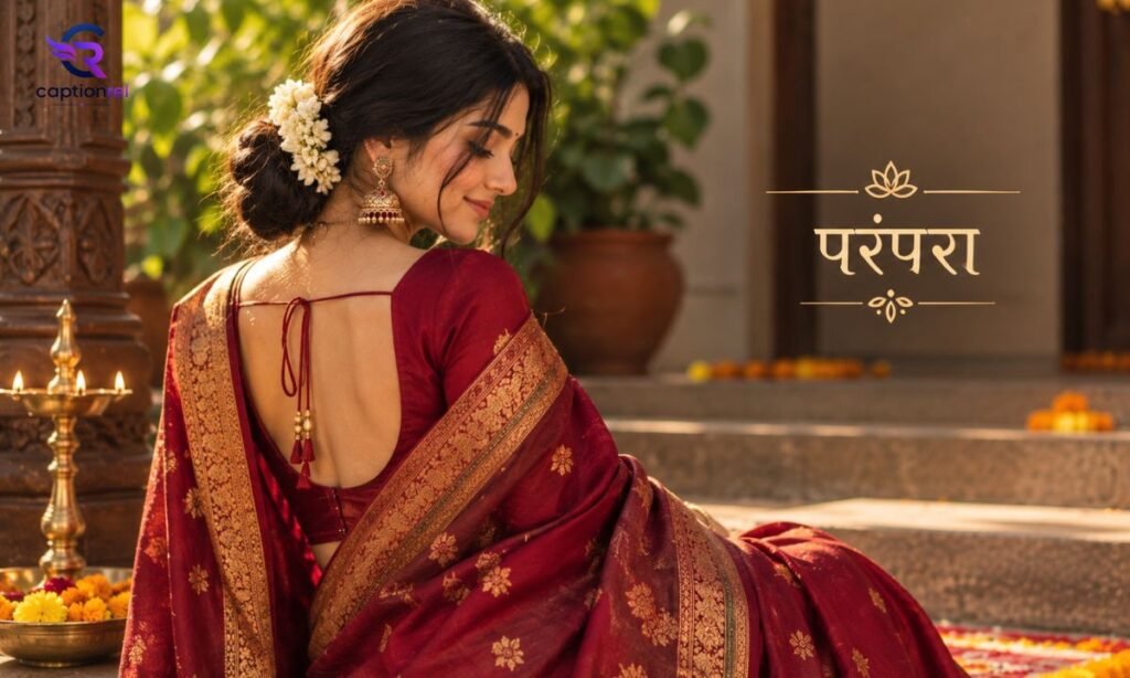 🪔 Traditional Saree Caption for Instagram in Hindi