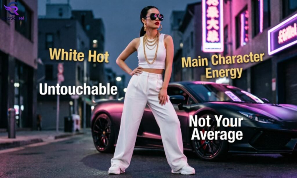 Baddie White Outfit Captions