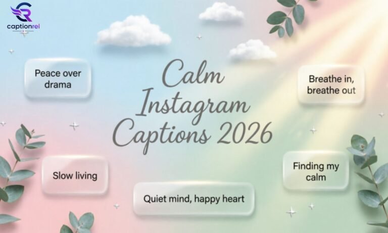Calm Captions for Instagram Peaceful, Relaxing & Mindful Quotes (2026)