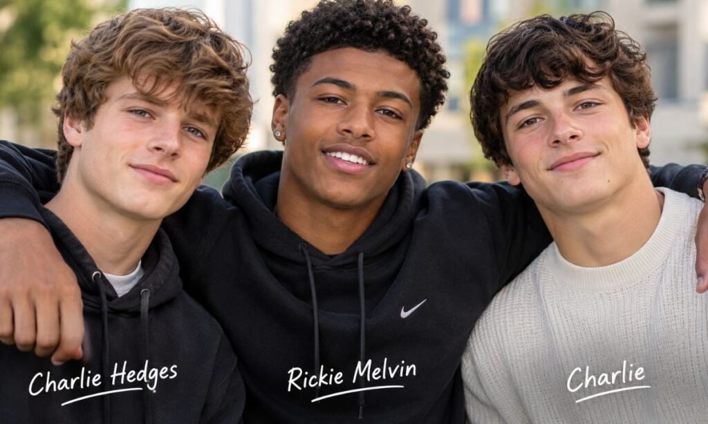 Charlie Hedges Rickie Melvin and Charlie