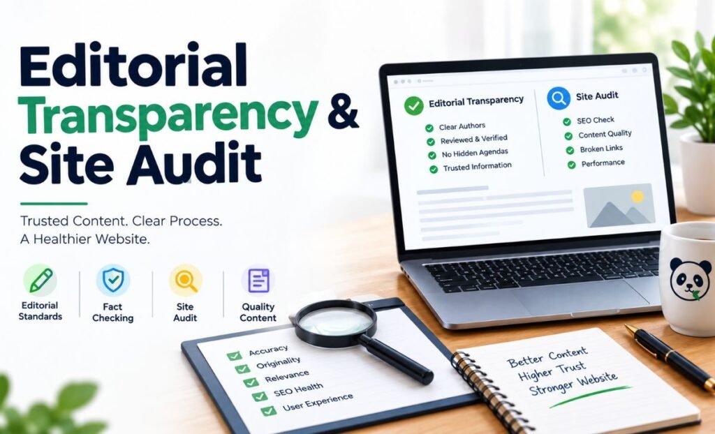 Editorial Transparency & Site Audit