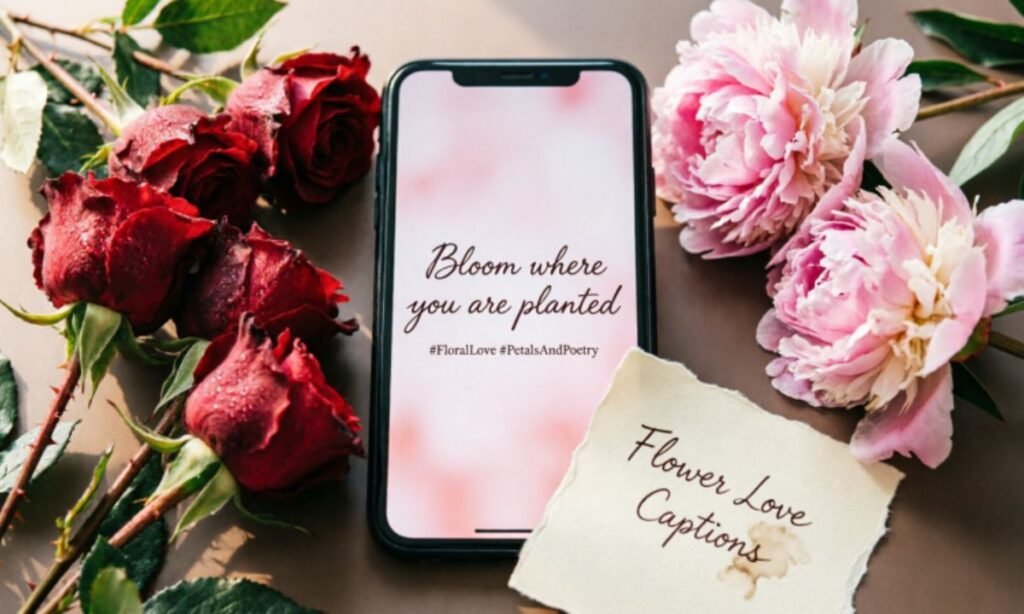 Flowers Love Captions for Instagram