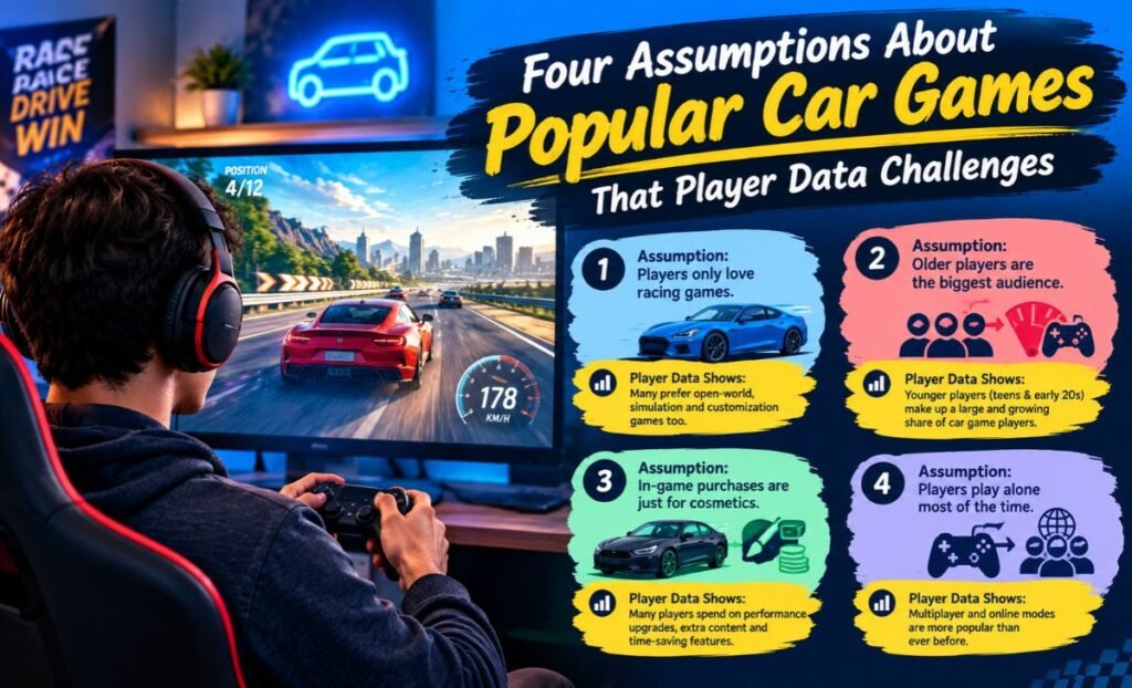 Four Assumptions About Popular Car Games That Player Data Challenges