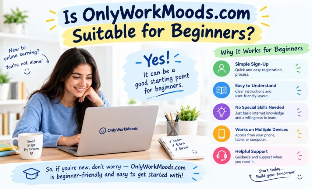 Is OnlyWorkMoods com Suitable for Beginners_