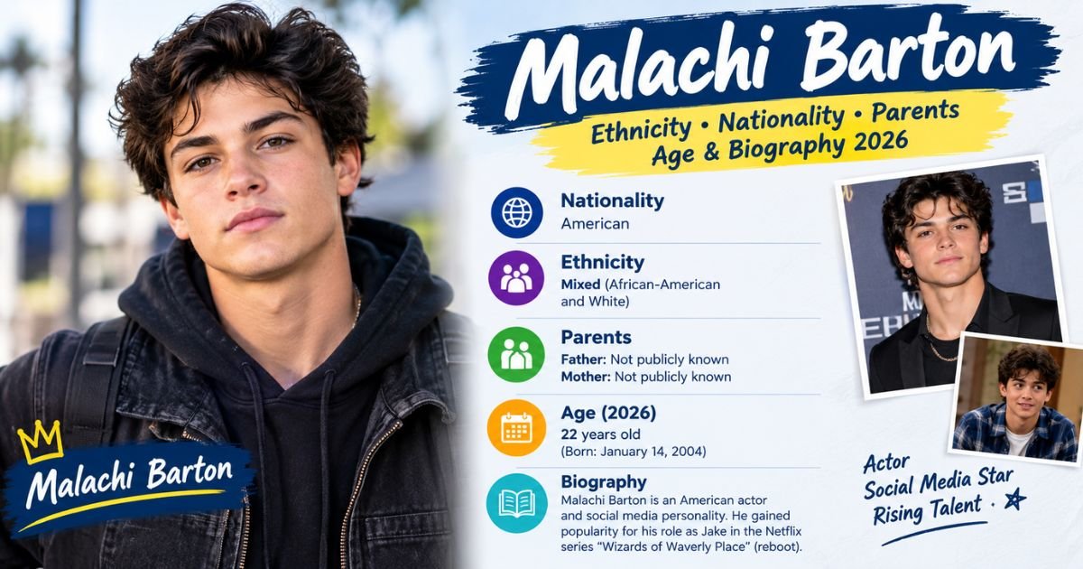 Malachi Barton Ethnicity Nationality, Parents, Age & Biography 2026