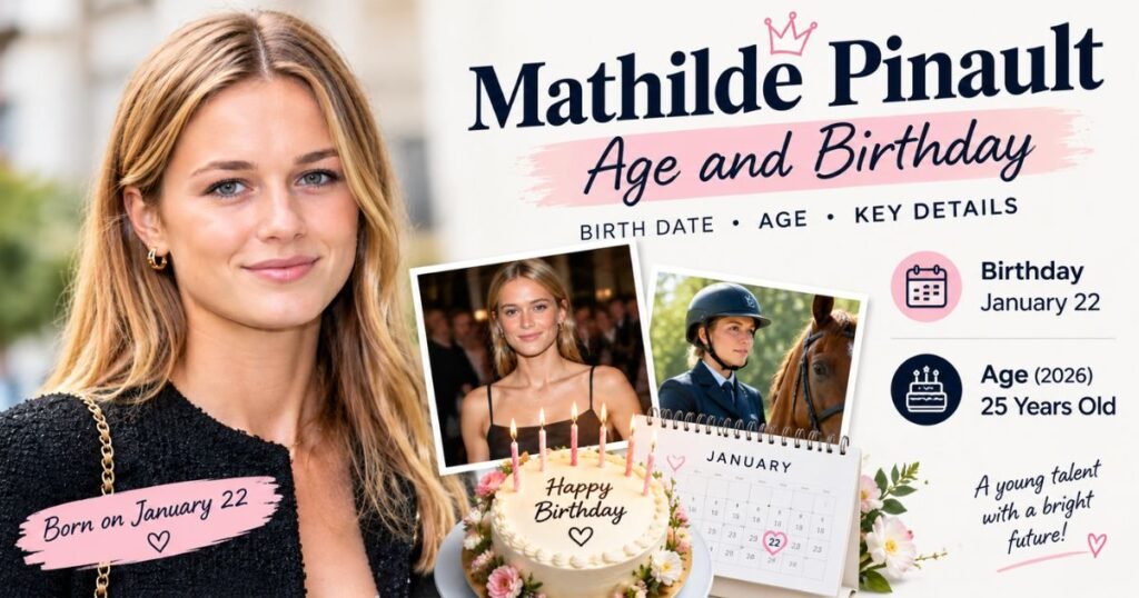 Mathilde Pinault Age and Birthday